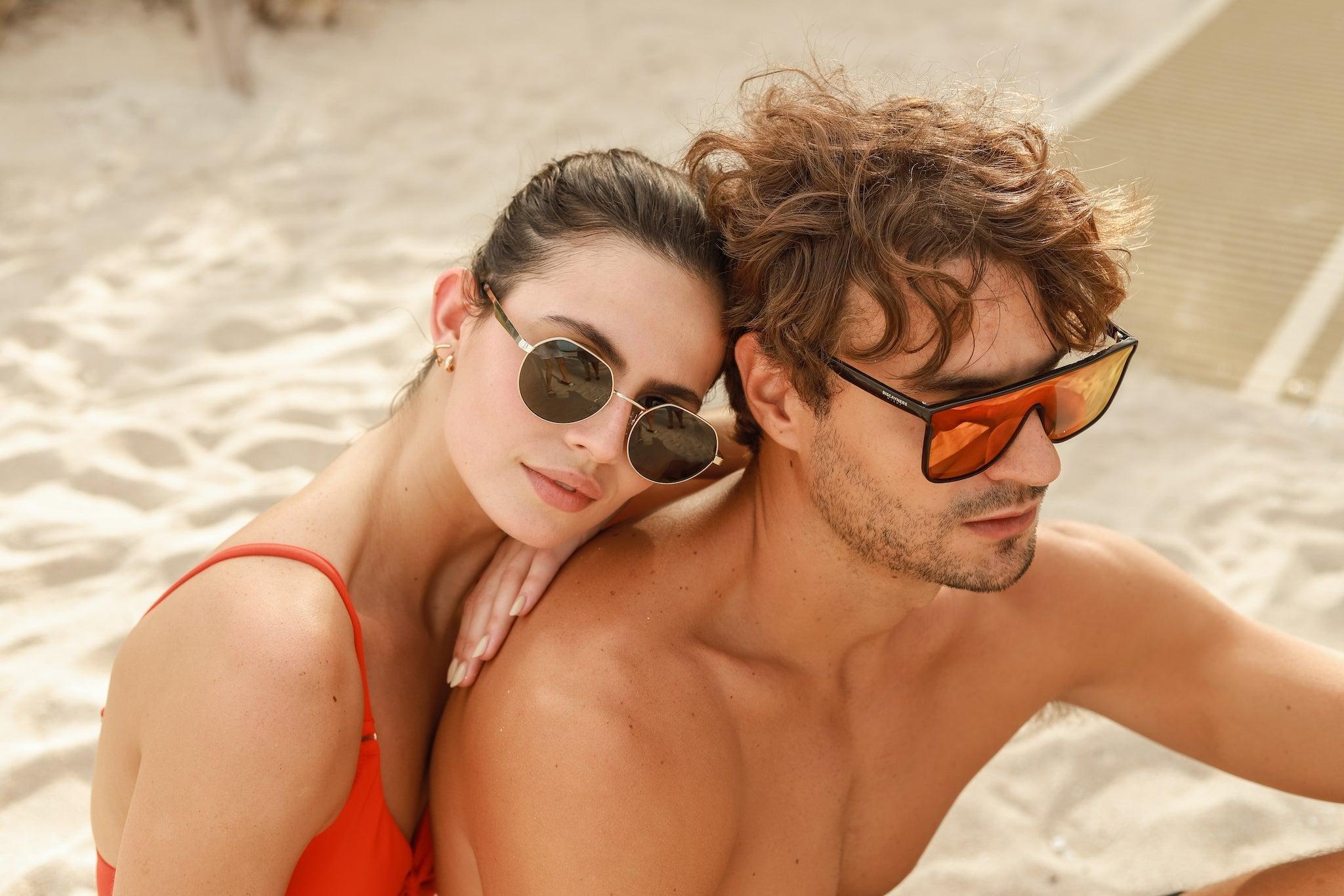 Biscayners Enid Black Men's Sunglasses Male Product Image