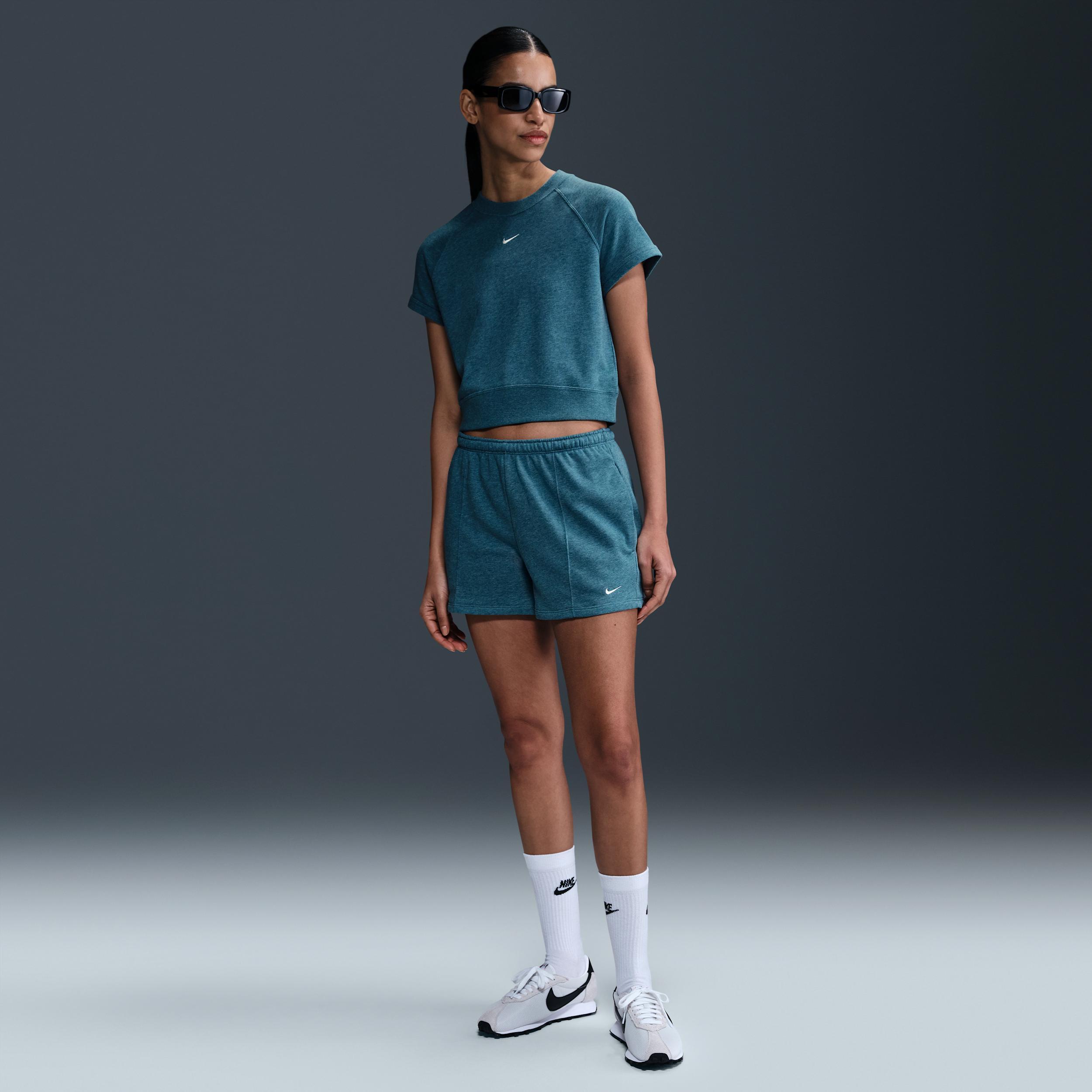 Women's Nike Sportswear Chill Terry Short-Sleeve French Terry Top Product Image
