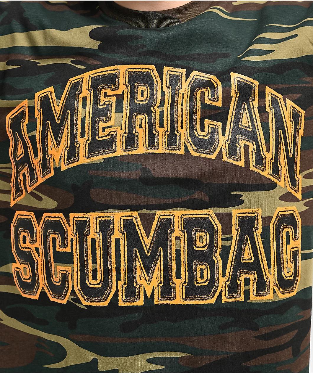 Hazheart American Scumbag Camo T-Shirt Product Image