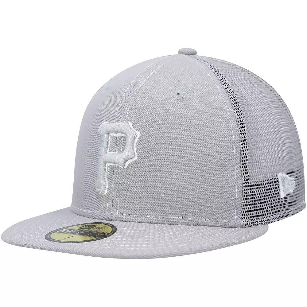 Men's New Era  Gray Pittsburgh Pirates 2023 On-Field Batting Practice 59FIFTY Fitted Hat, Size: 7 1/4, Grey Product Image