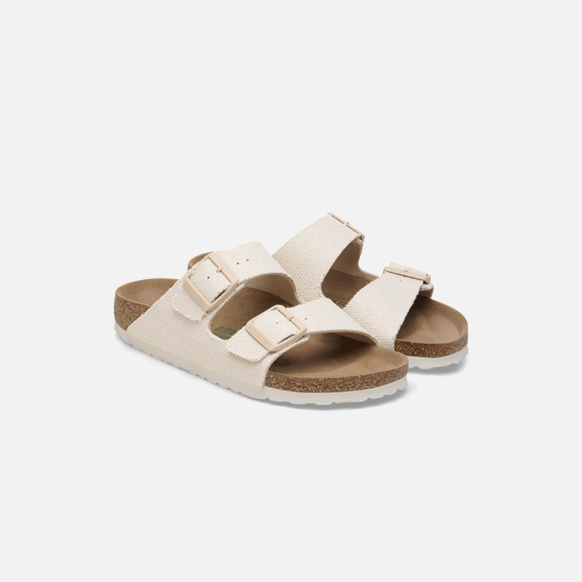 Birkenstock Arizona Vegan Canvas - Rough Eggshell Female Product Image