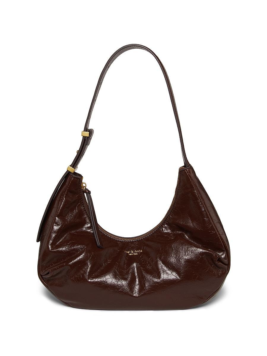 Womens Hudson Leather Hobo Bag Product Image