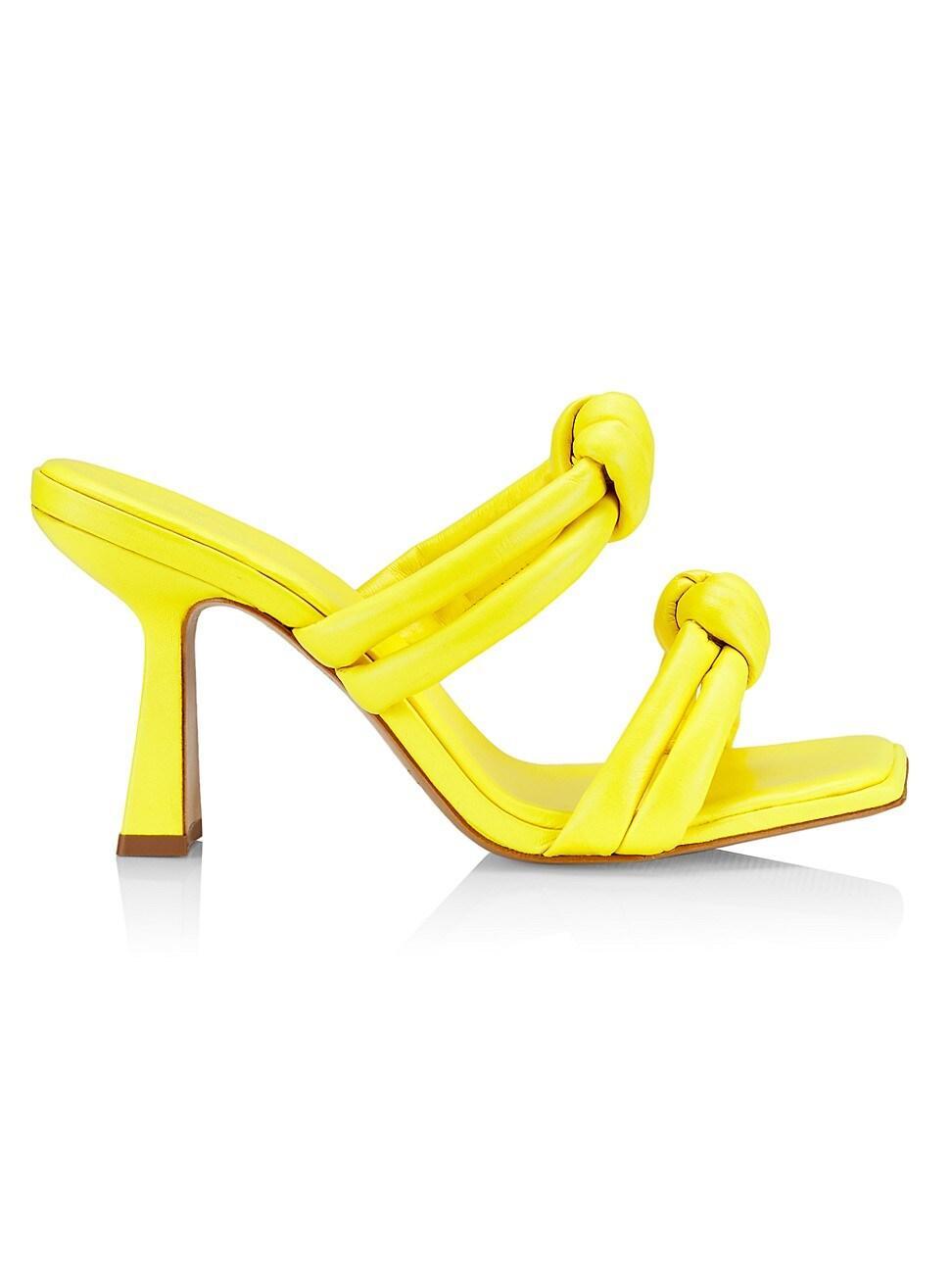 Womens COLLECTION Leather Double-Knot Heels Product Image