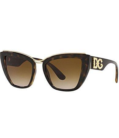 Dolce  Gabbana Womens Dg6144 54mm Cat Eye Sunglasses Product Image