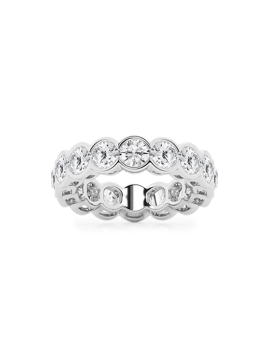Womens 14K White Gold & Round Lab-Grown Diamond Eternity Band/2.00-5.00 TCW Product Image