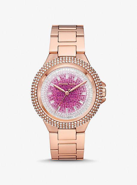 Oversized Camille Ombré Pavé -Tone Watch Product Image