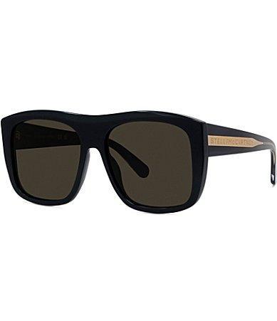 Womens Shield 57MM Geometric Sunglasses Product Image