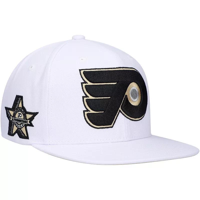 Men's Mitchell & Ness  White Philadelphia Flyers SOUL Snapback Hat, Fly White Product Image
