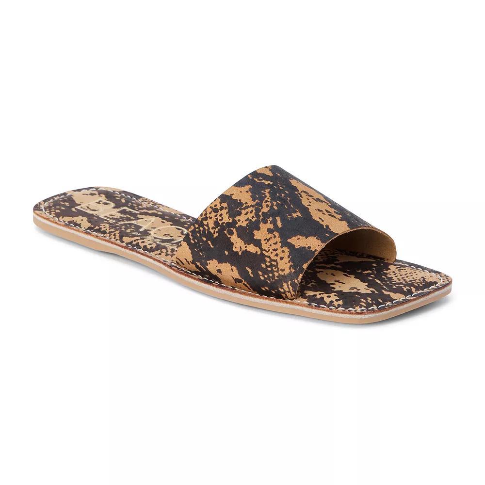 Beach by Matisse Bali Slide Women's Sandals, Size: 11, Python Product Image