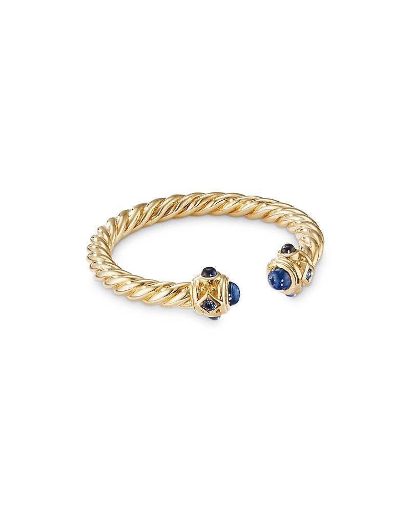 David Yurman 18K Yellow Gold Renaissance Blue Sapphire Ring Product Image