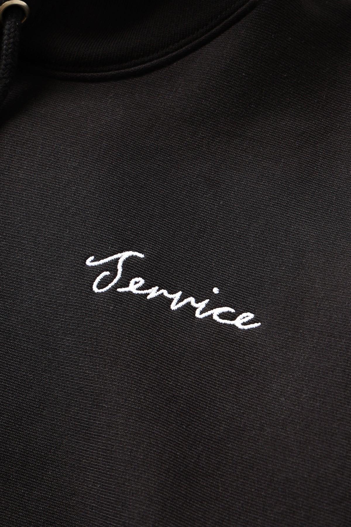 Script Logo Hoodie - Black Product Image