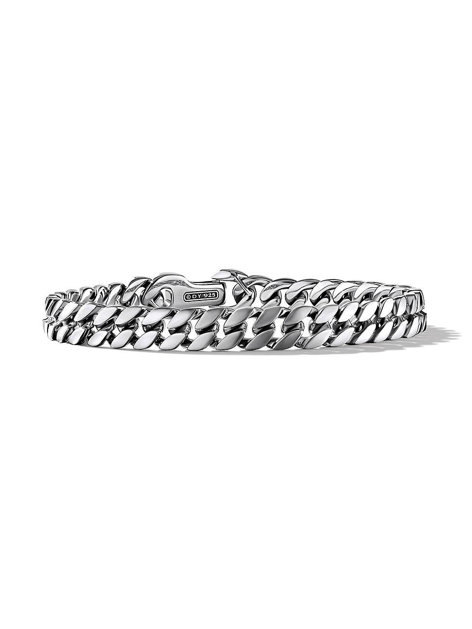 8mm Mens Curb Chain Bracelet Product Image