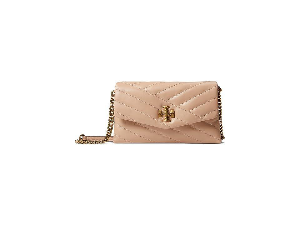 Womens Kira Chevron Leather Chain Wallet Product Image