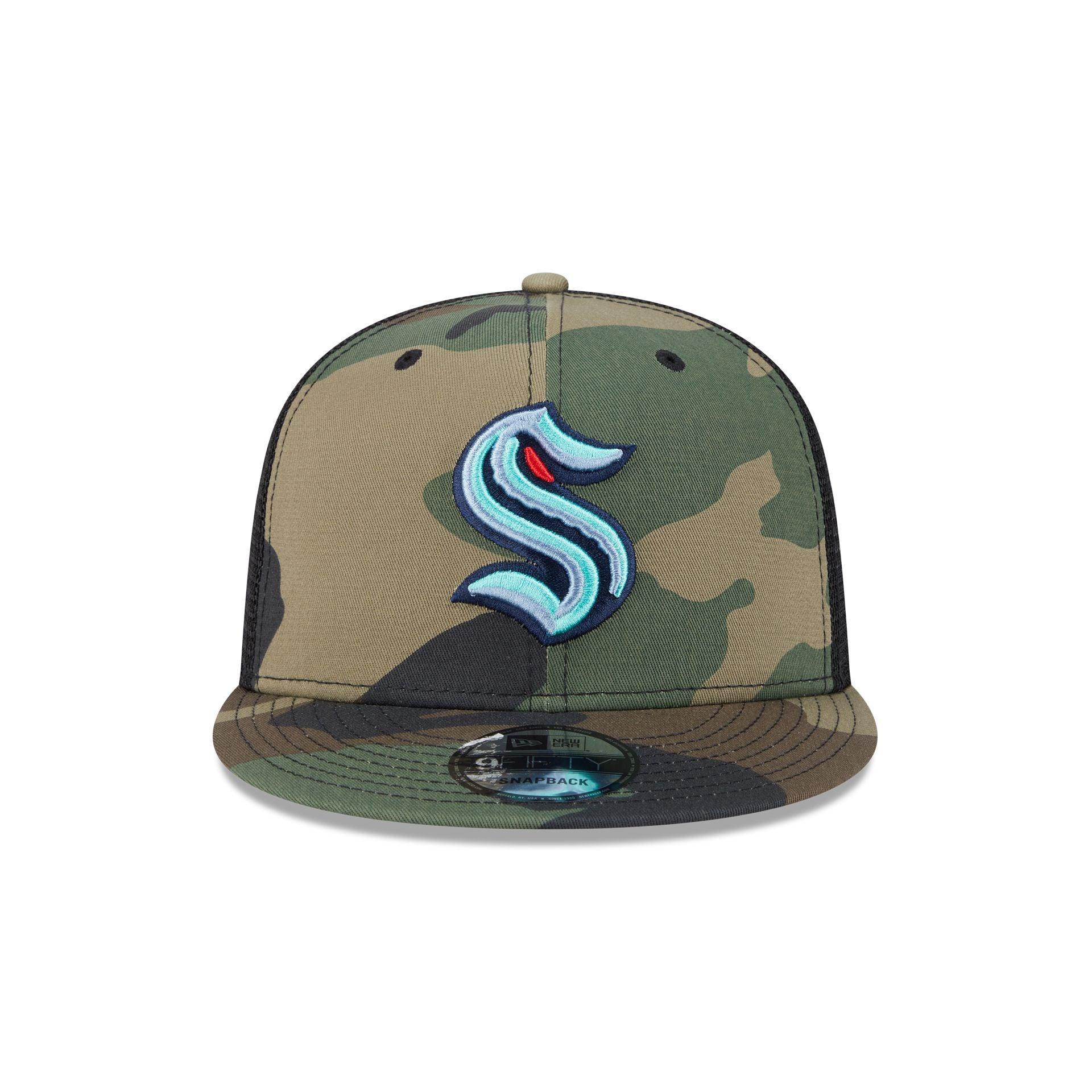 Seattle Kraken Camo 9FIFTY Trucker Hat Male Product Image
