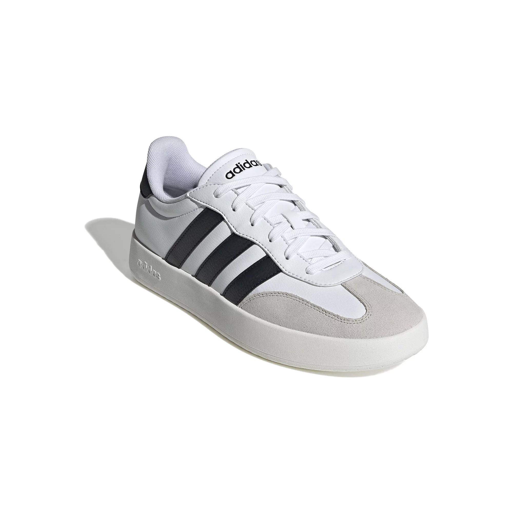 adidas Barreda Men's Sportswear Shoes, Size: 8, White Black Gray Product Image