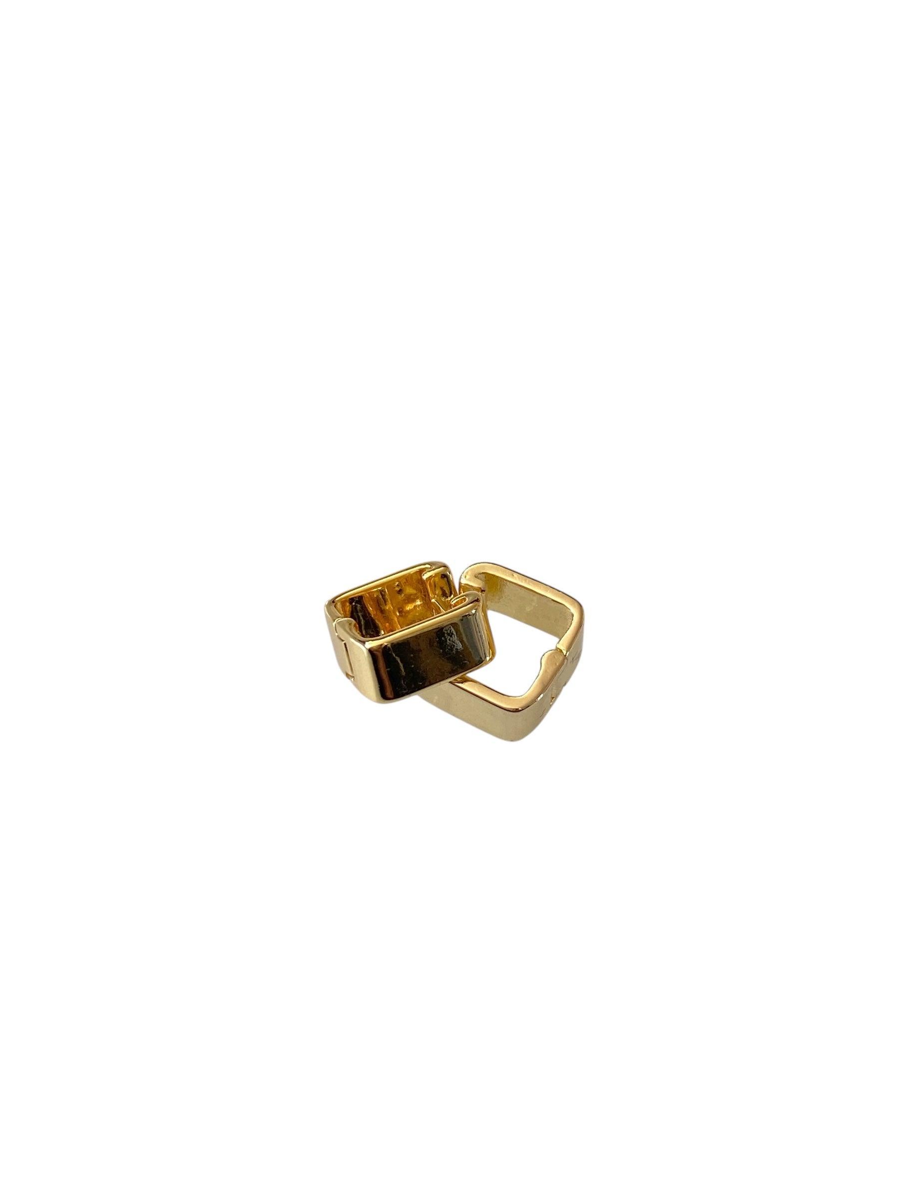 Lila Moon 14k Gold Lotus Curved Nose Ring, Women's Product Image