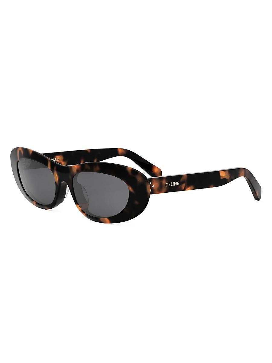 Womens Celine 3 Dots 54MM Rectangular Sunglasses Product Image