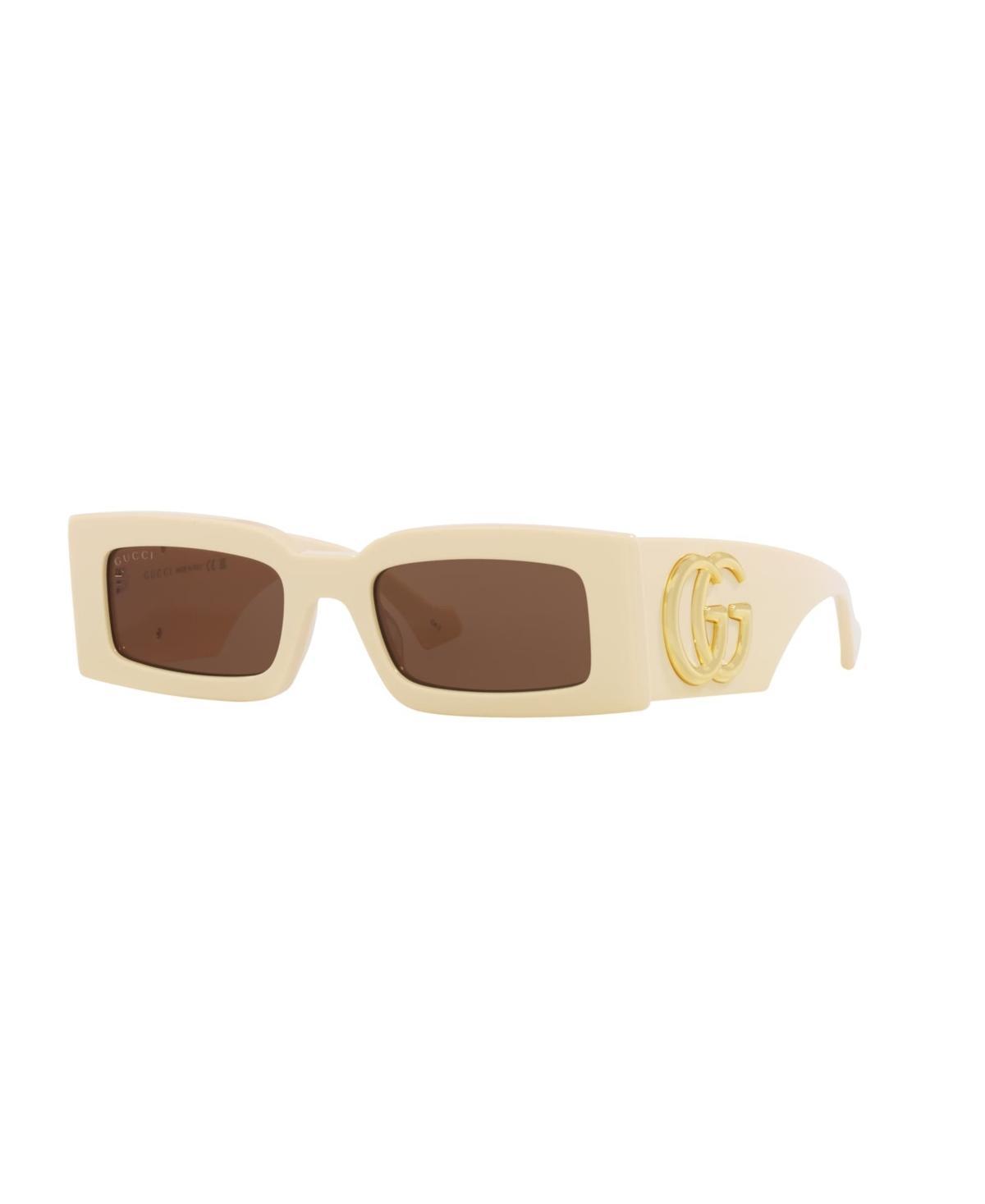 Geometric Acetate Rectangle Sunglasses Product Image