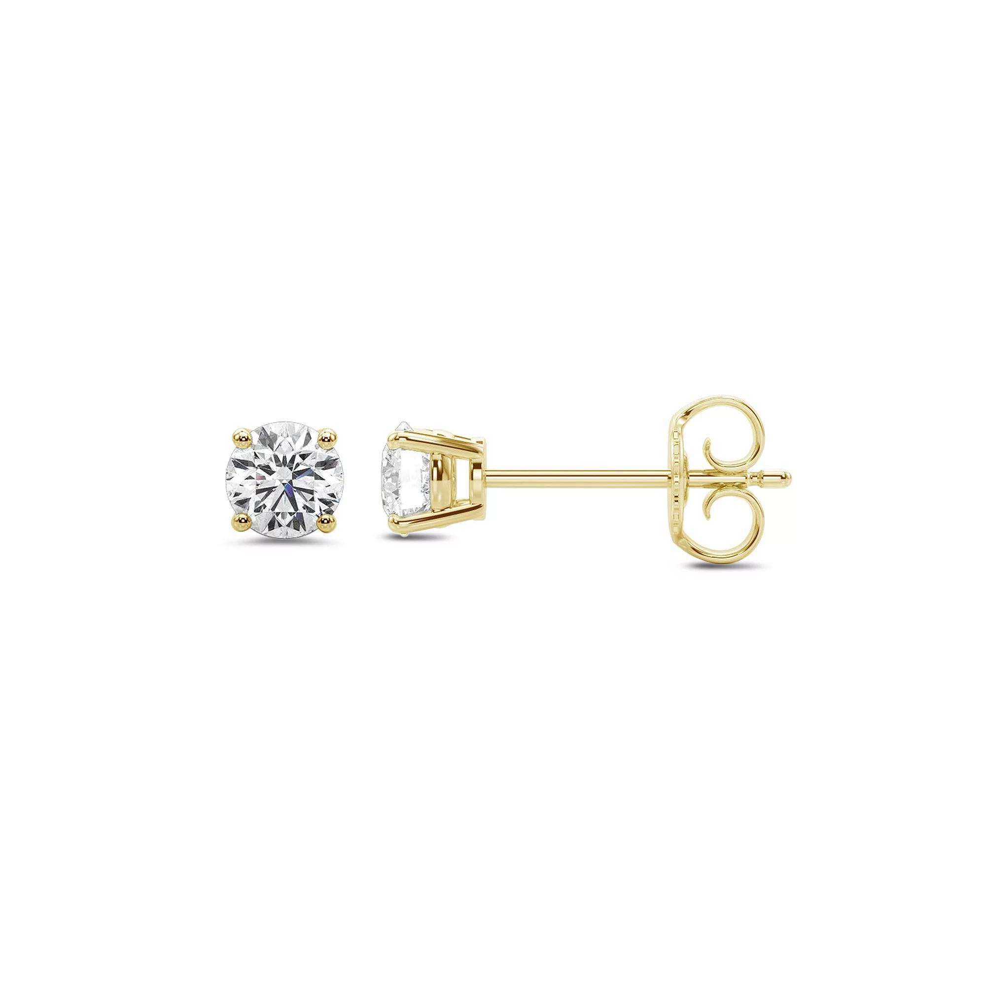 Made For You 10k Gold 2 Carat T.W. Certified Lab Grown Diamond Stud Earrings, Women's Product Image