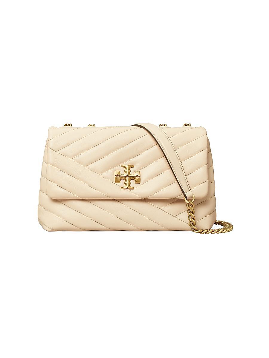 Womens Small Kira Chevron Leather Shoulder Bag Product Image