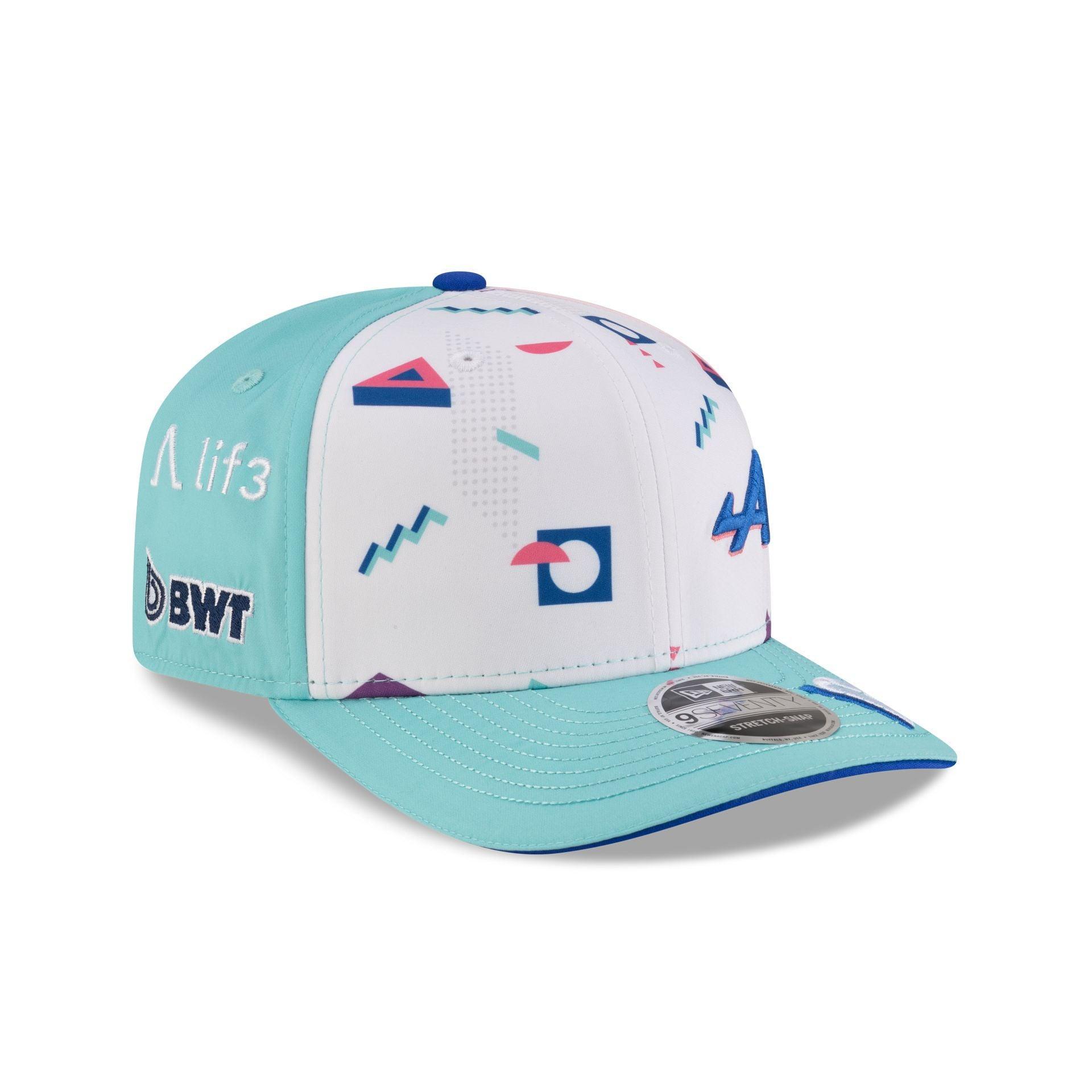 2025 Miami Race Special BWT Alpine F1 Team Pierre Gasly 9SEVENTY Stretch-Snap Hat Male Product Image