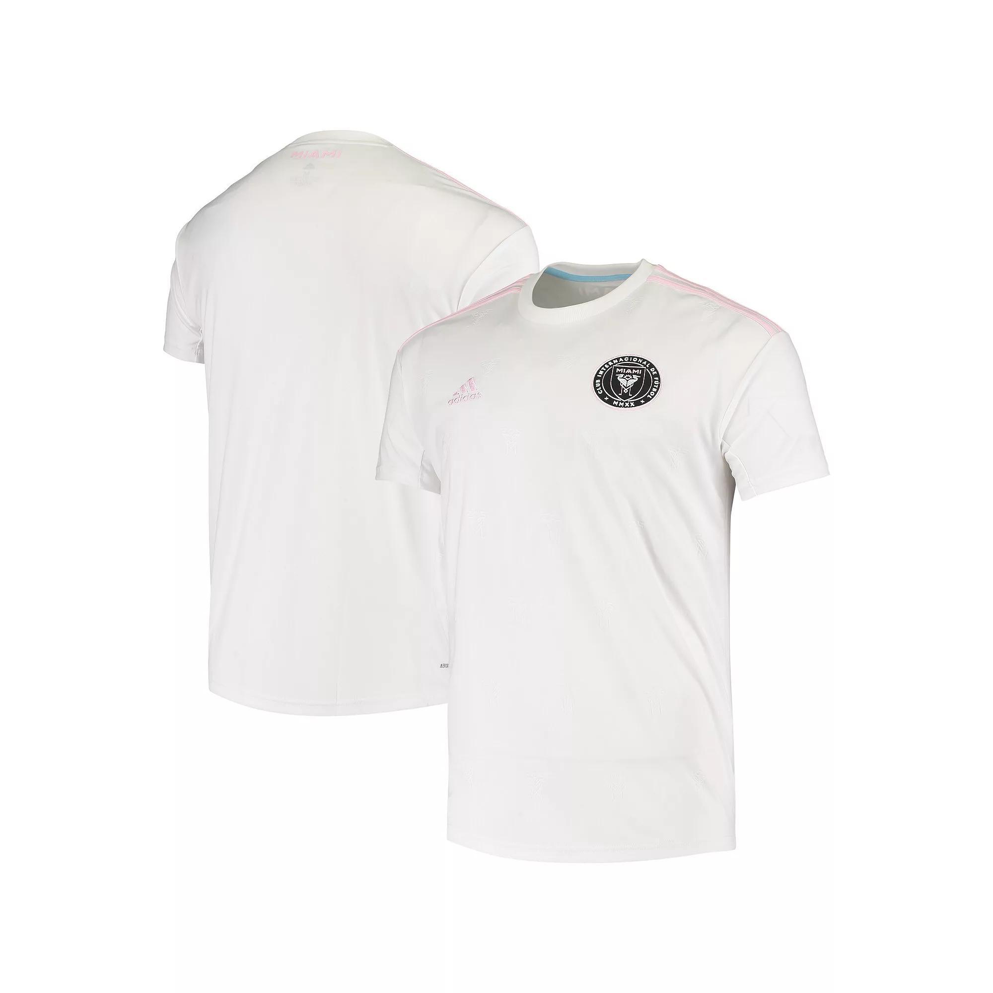 Mens adidas White Inter Miami CF 2020 Replica Blank Primary AEROREADY Jersey Product Image
