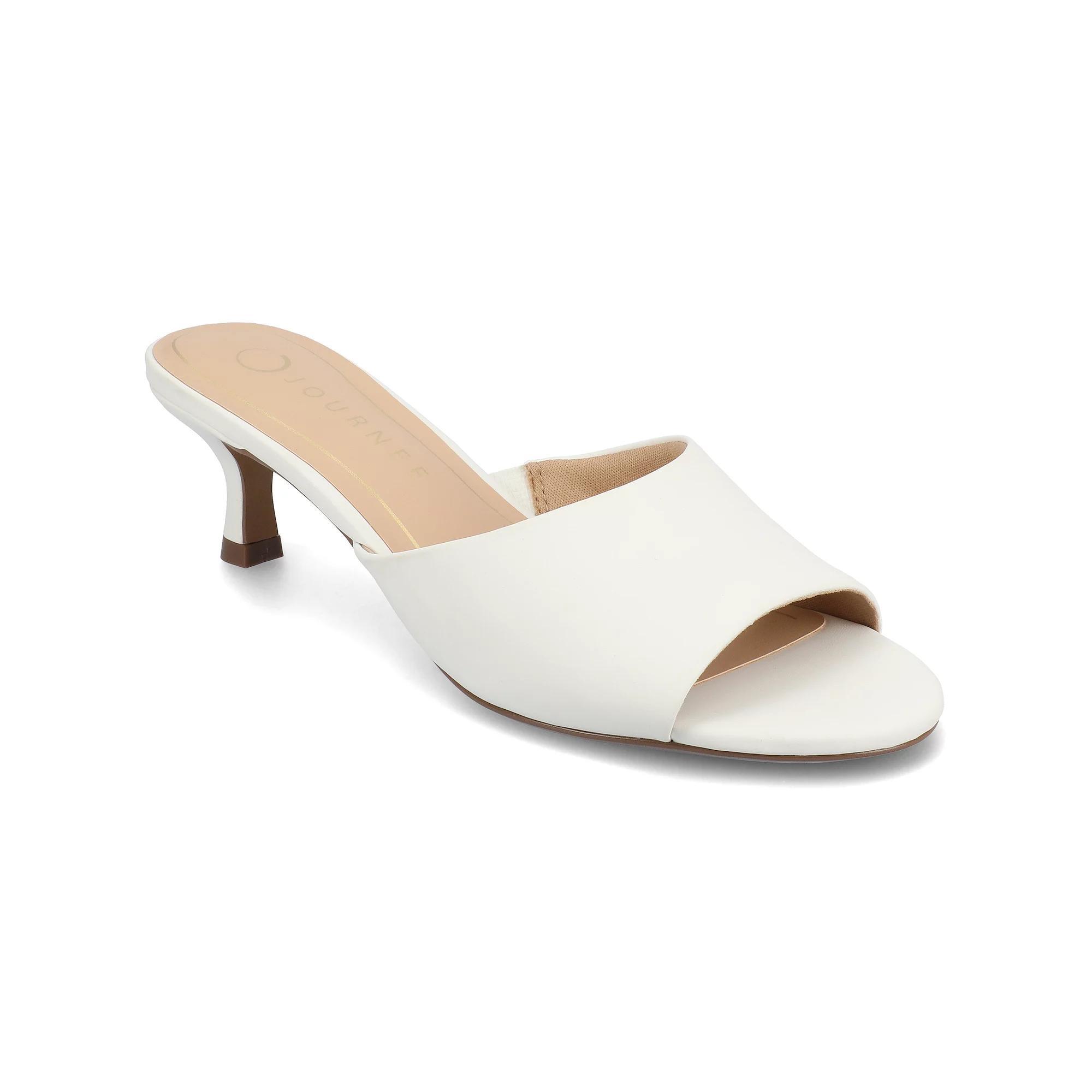 Journee Jeylah Single Band Kitten Heel Womens Dress Sandals Product Image