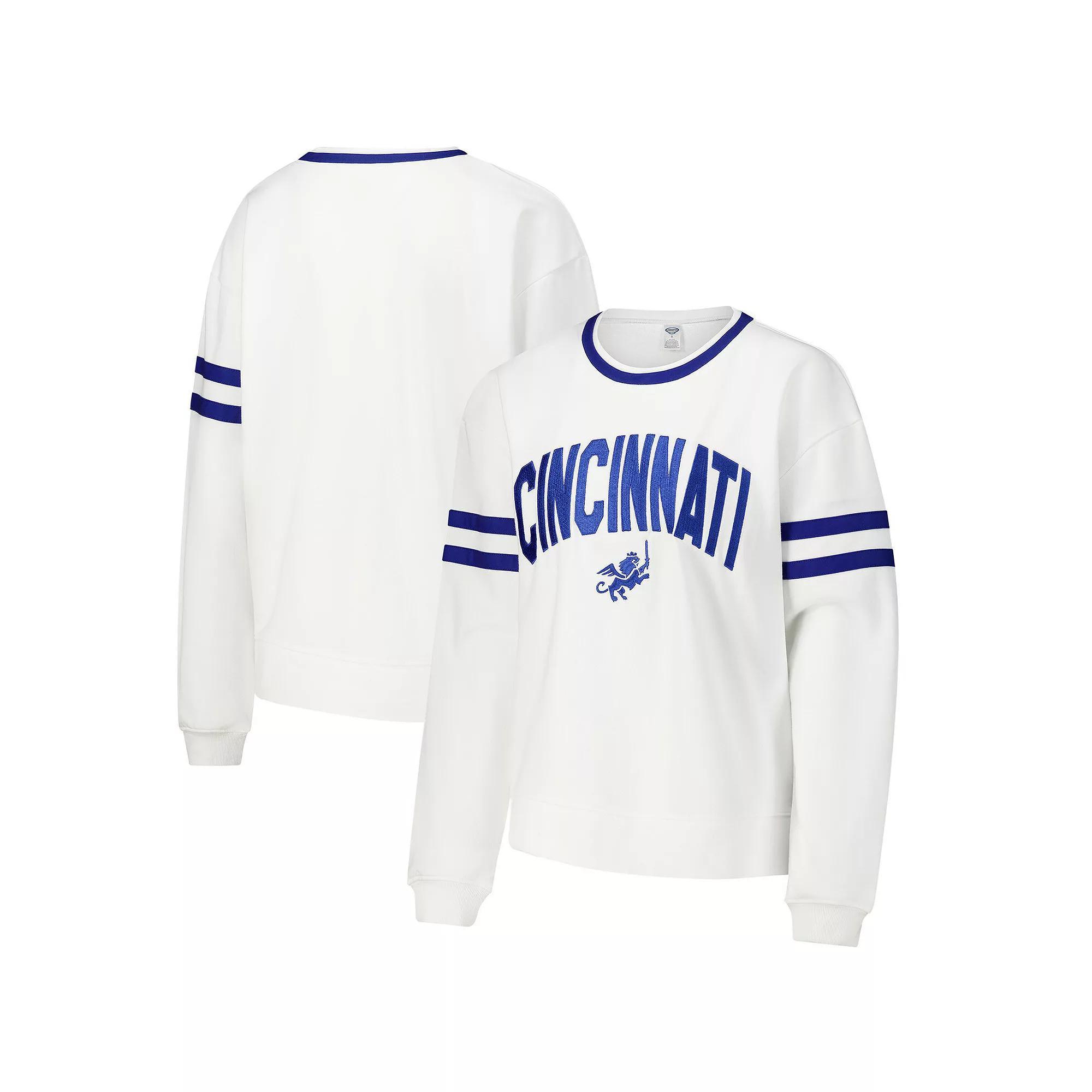 Women's Concepts Sport White FC Cincinnati Borough Long Sleeve T-Shirt, Size: Medium, Fcc White Product Image