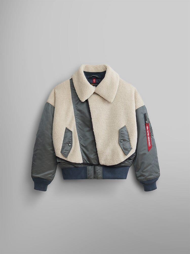 WOMEN'S B-15 SHERPA HYBRID BOMBER JACKET Product Image