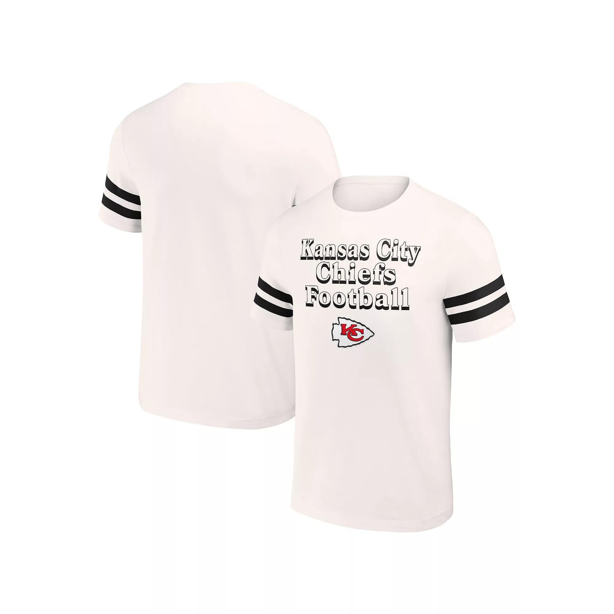 Men's NFL x Darius Rucker Collection by Fanatics Cream Kansas City Chiefs Vintage T-Shirt, Size: 2XL, Beige Product Image