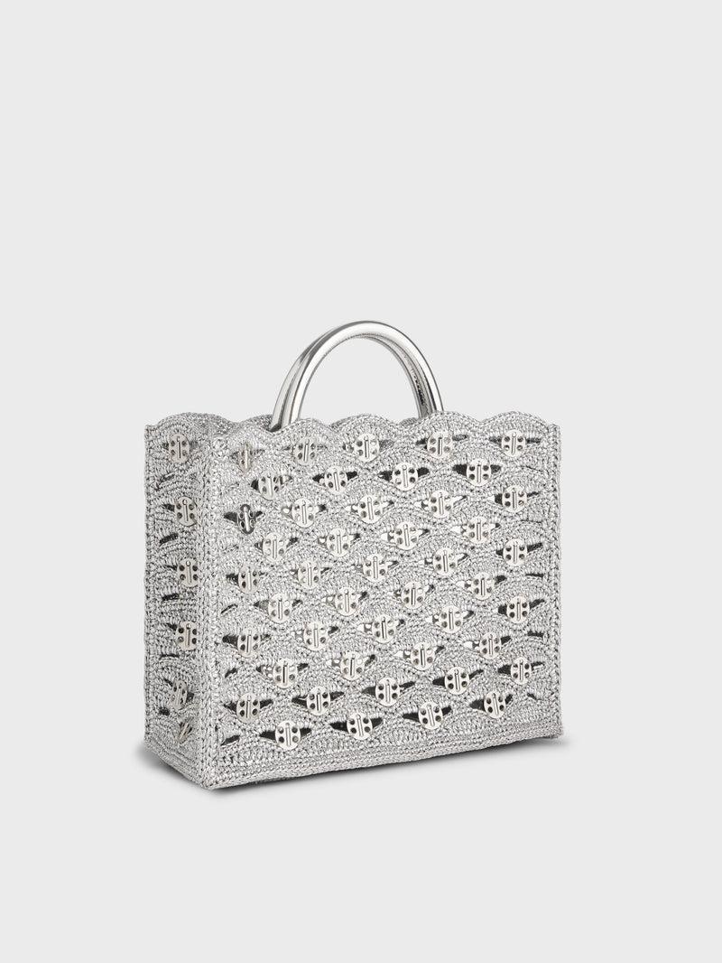 TOTE BAG IN LUREX RAFFIA Product Image