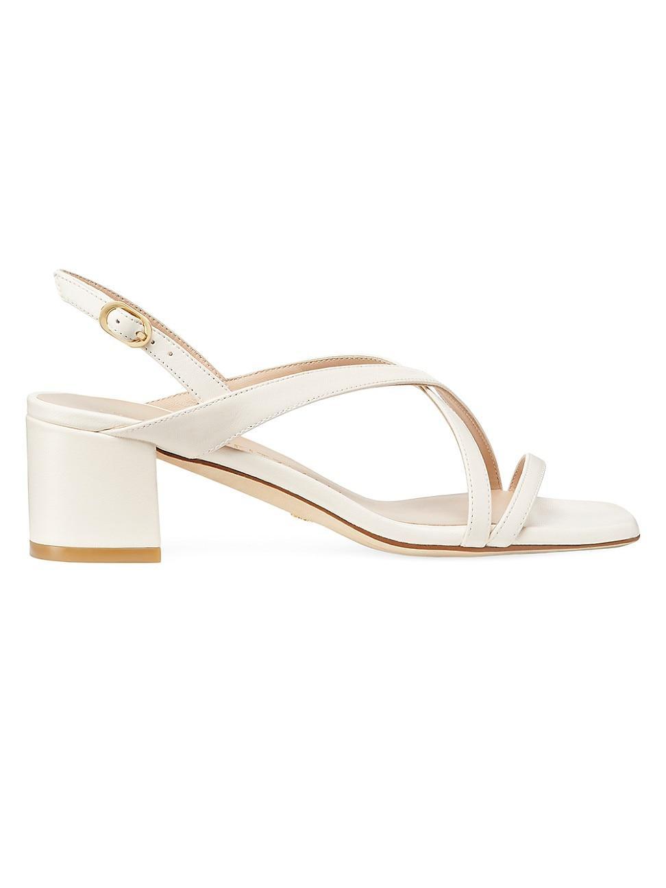 Womens Oasis 50MM Lacquered Leather Sandals Product Image