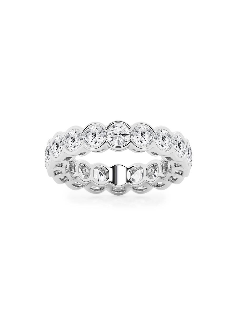 Womens 14K White Gold & Round Lab-Grown Diamond Eternity Band/2.00-5.00 TCW Product Image
