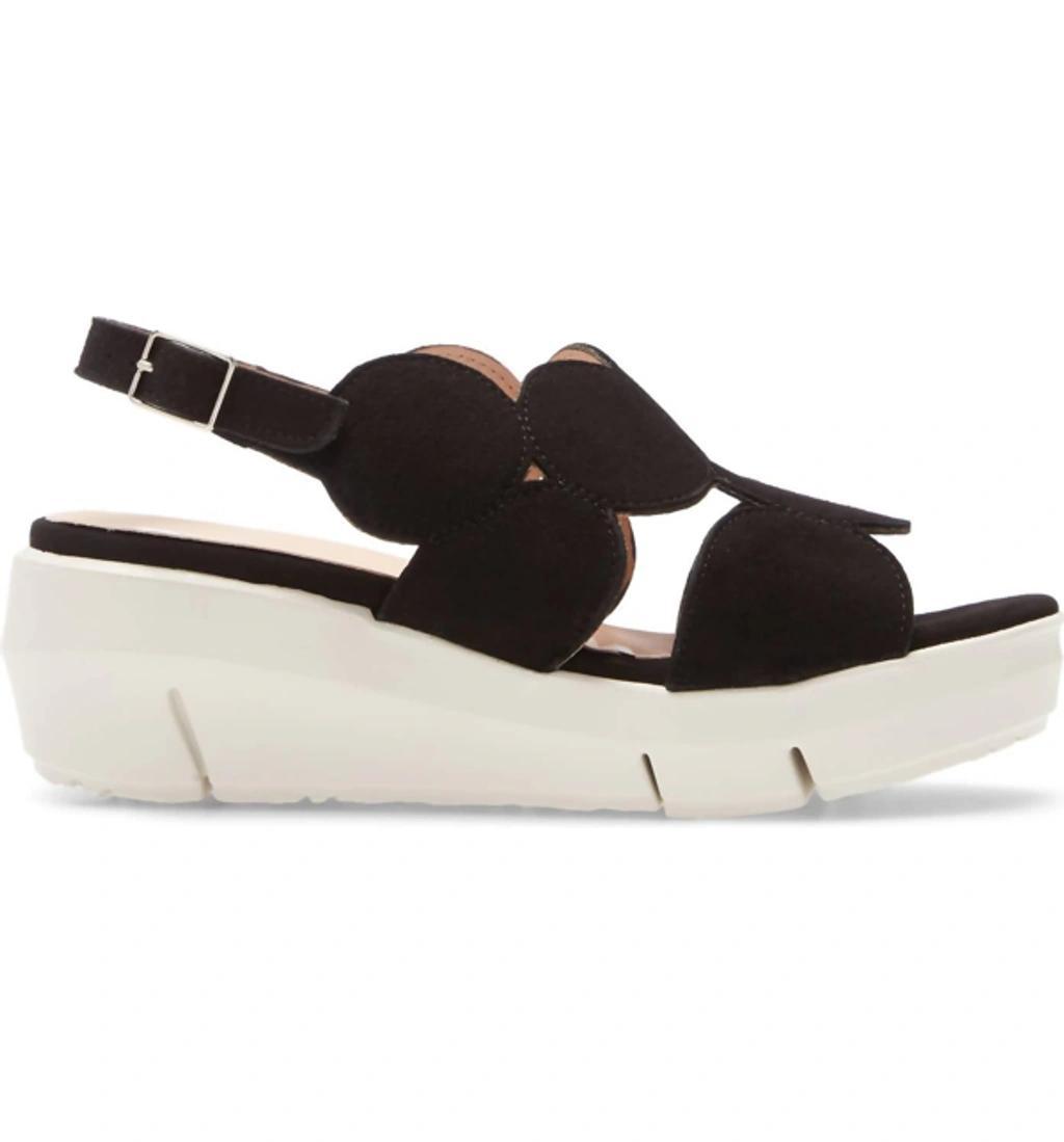 WONDERS Platform Sandal In Black Product Image