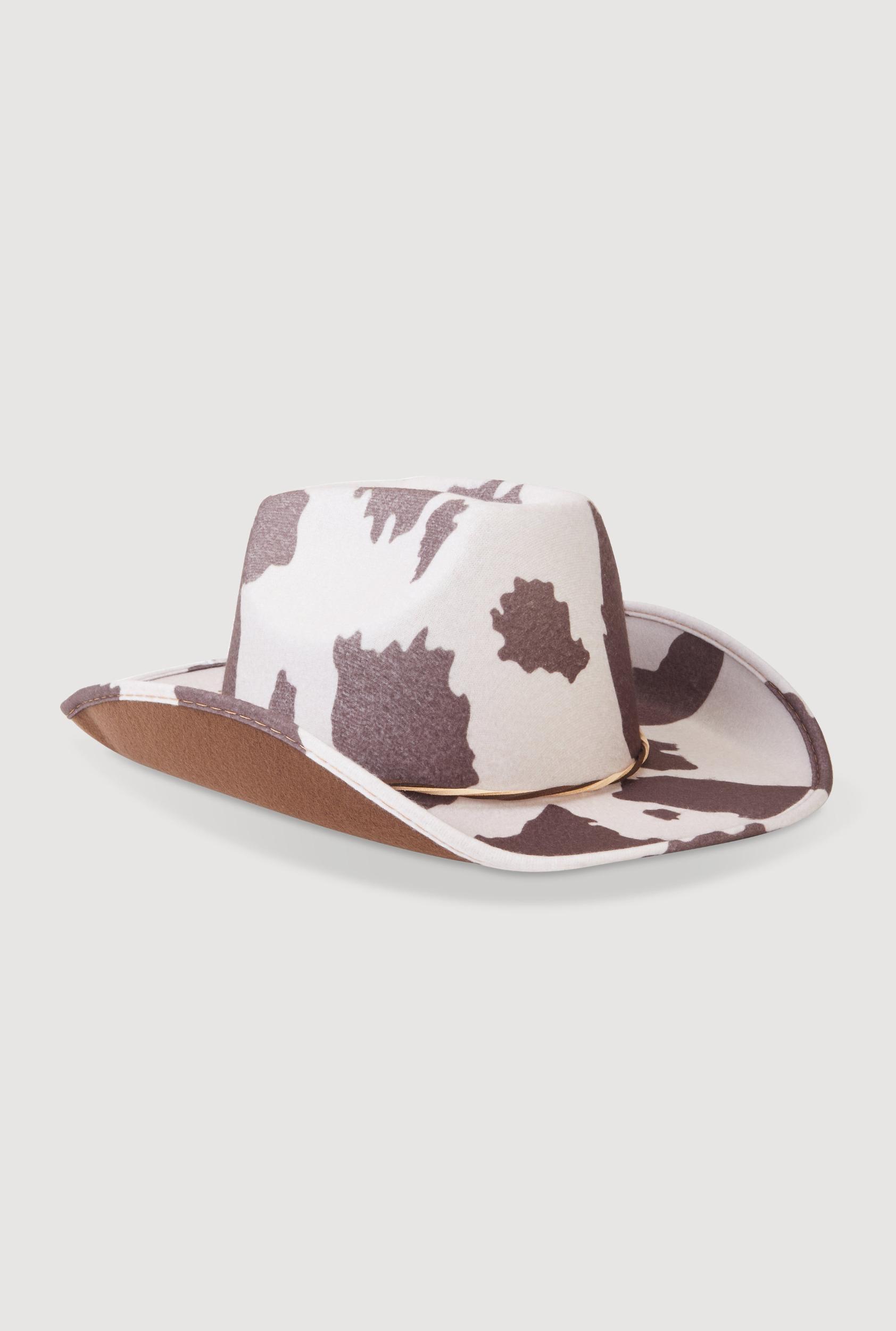 Western Cow Print Cowboy Hat Female Product Image