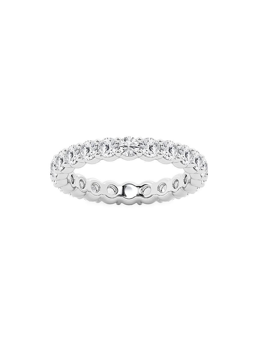 Womens Platinum & Round Lab-Grown Diamond Eternity Band/2.00-5.00 TCW Product Image