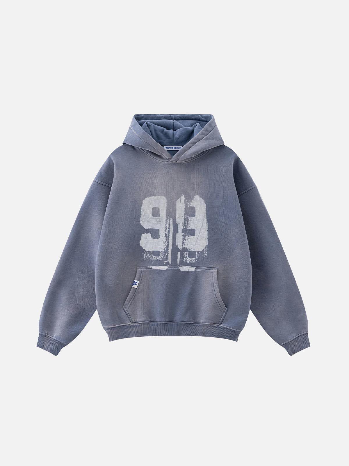 Aelfric Eden Graffiti Number Hoodie Product Image