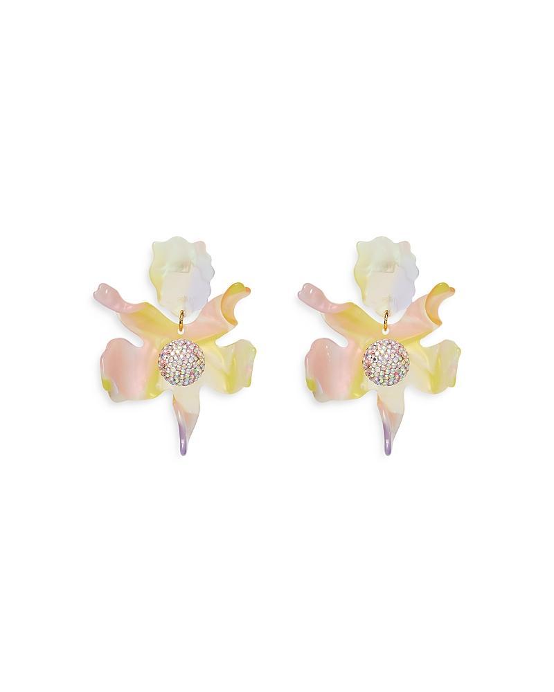 Womens Lily Acetate & Crystal Earrings Product Image