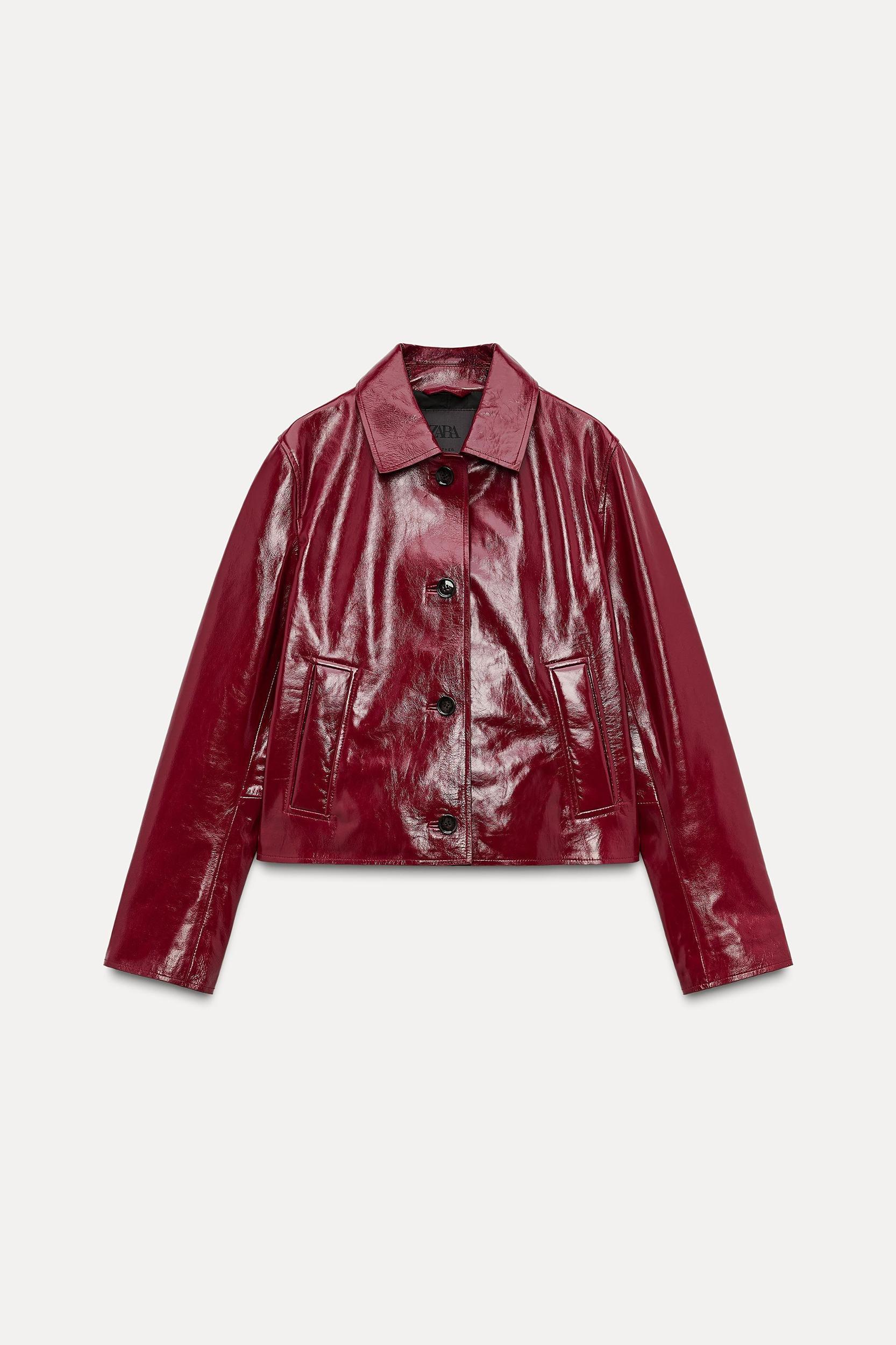 100% LEATHER JACKET ZW COLLECTION LIMITED EDITION Product Image