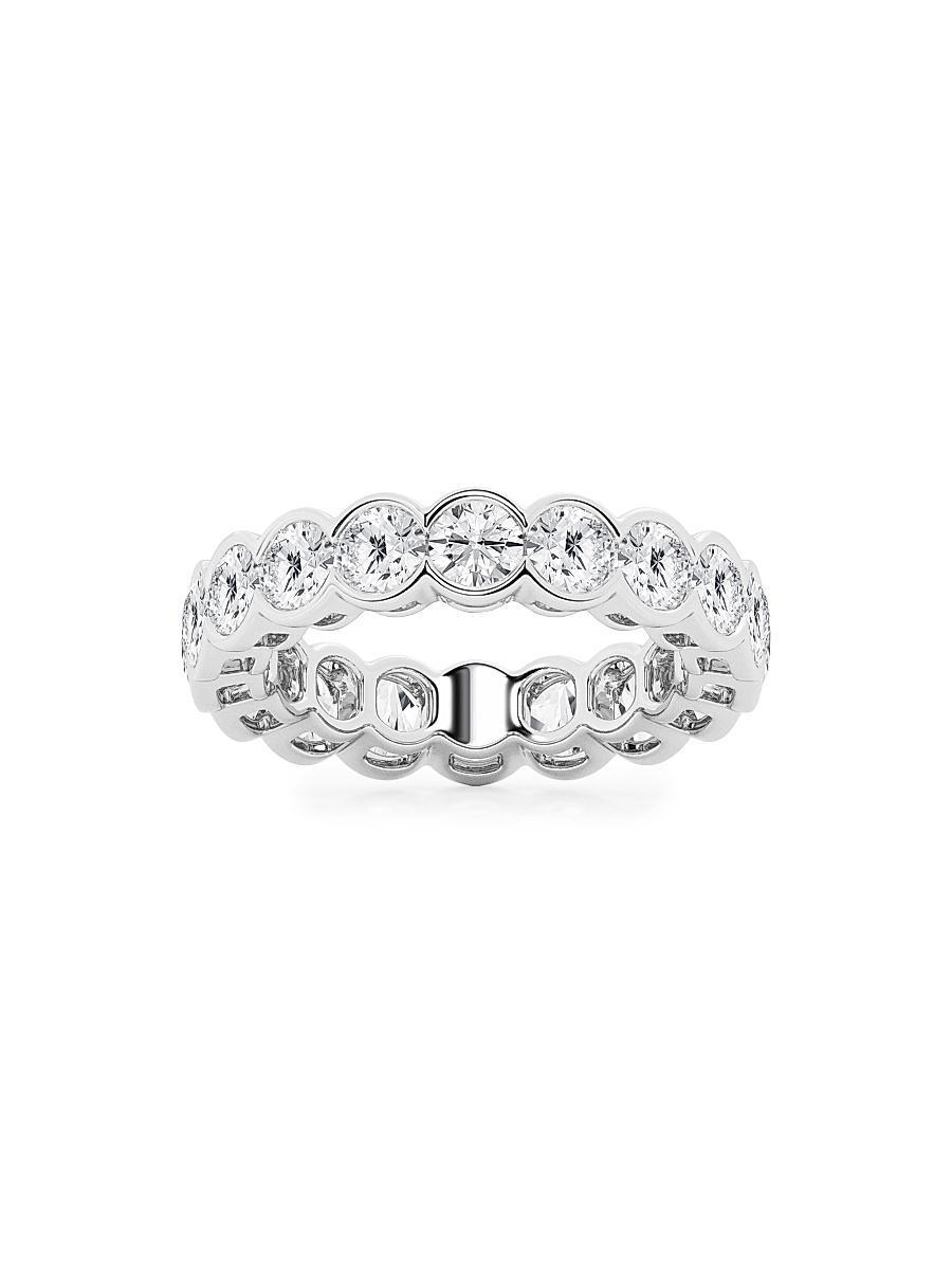 Womens Platinum & Round Lab-Grown Diamond Eternity Band/2.00-5.00 TCW Product Image