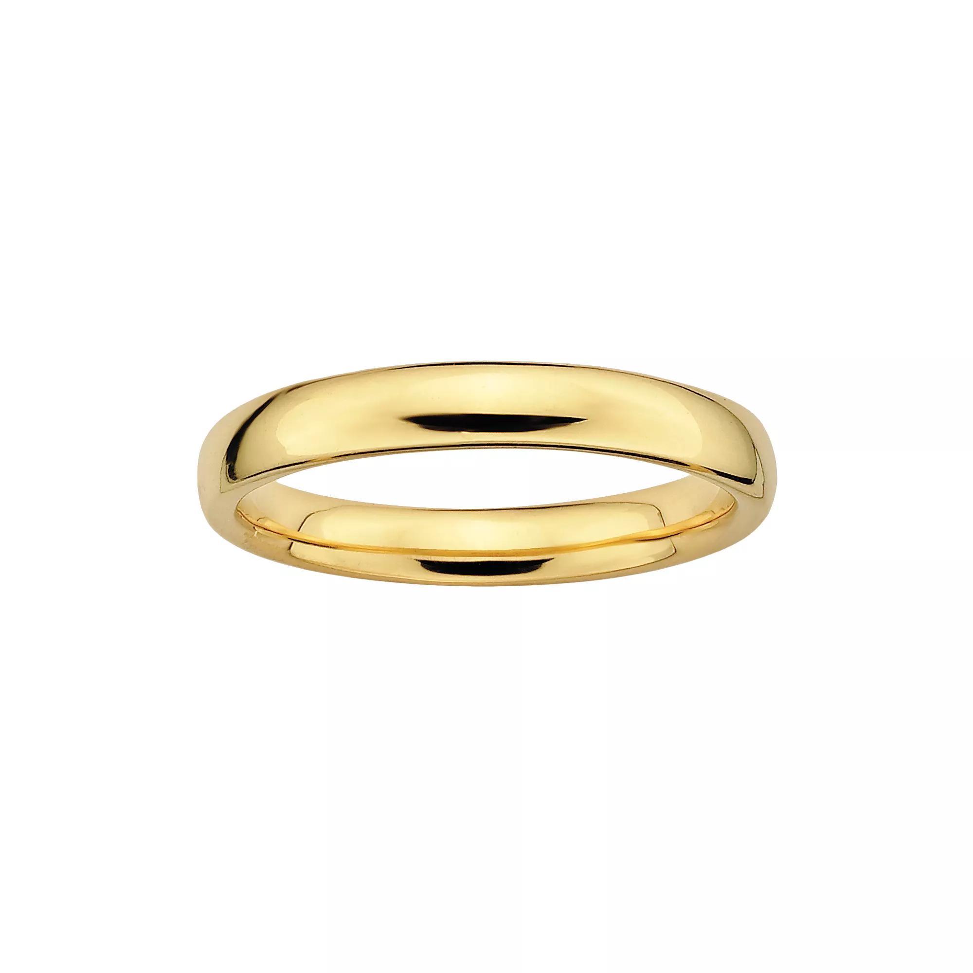 Stacks & Stones 18k Gold Over Silver Stack Ring, Women's Product Image