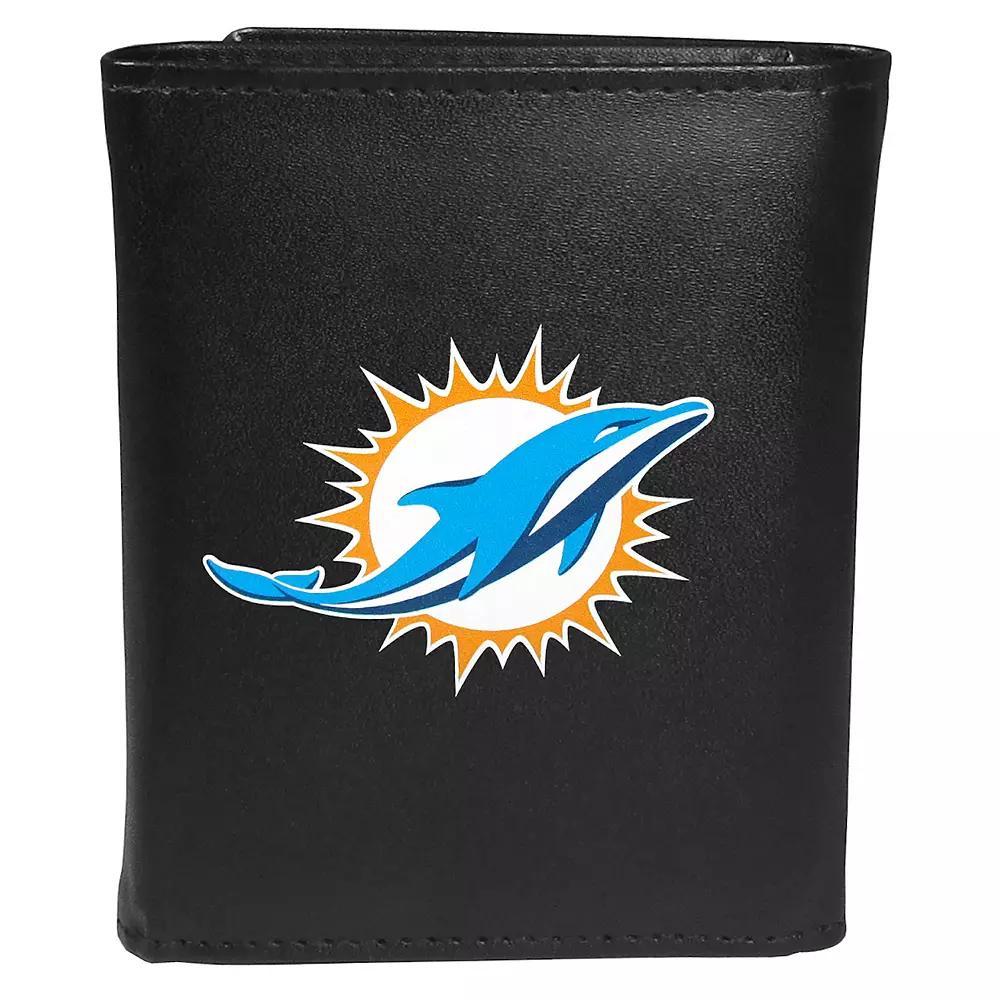 Men's Miami Dolphins Logo Tri-Fold Wallet, Team Product Image