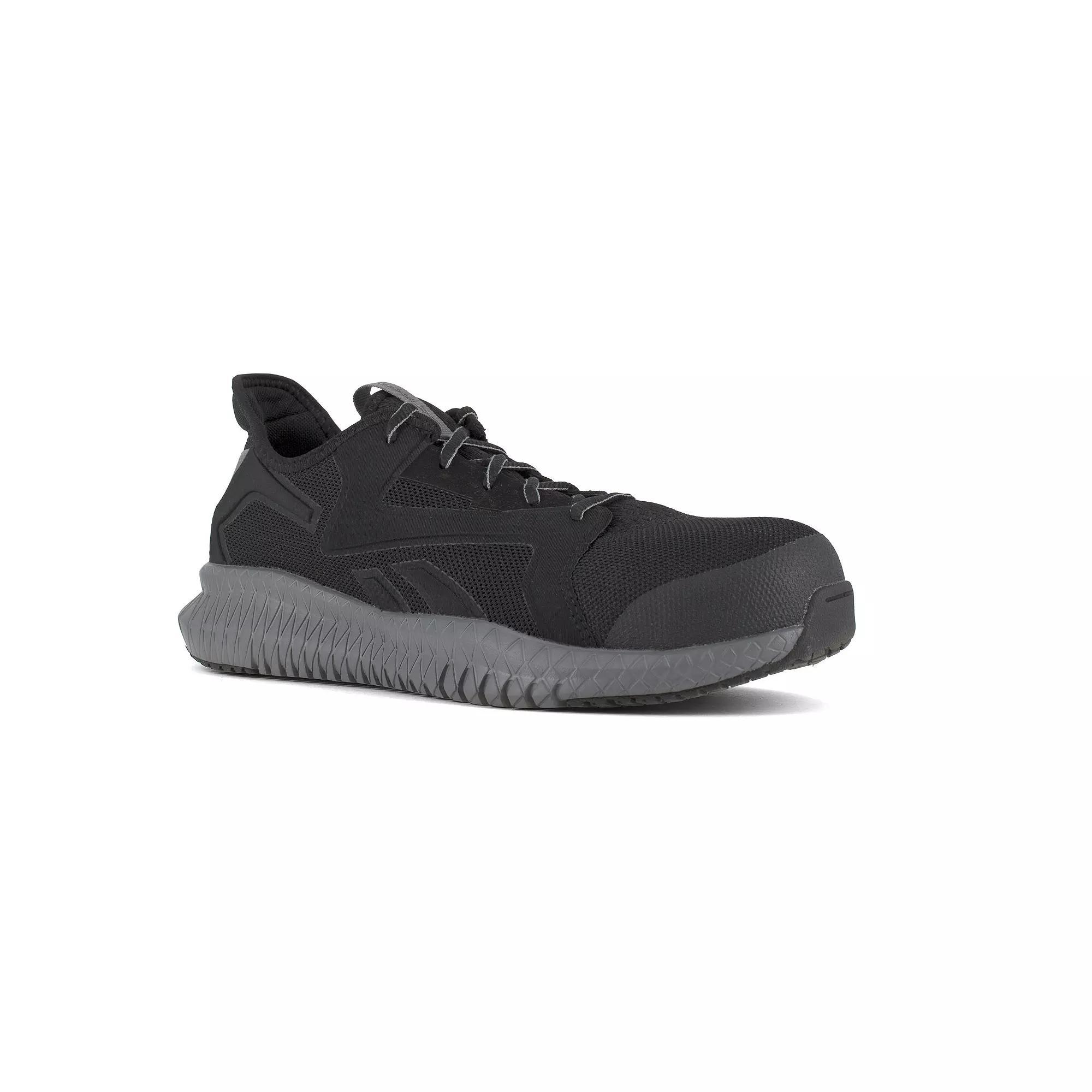 Reebok Work Flexagon 3.0 Men's Composite Toe Shoes, Size: 10 Wide, Black Product Image