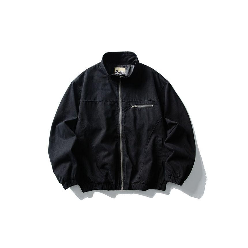 Stand-Collar Overfit Jacket Product Image