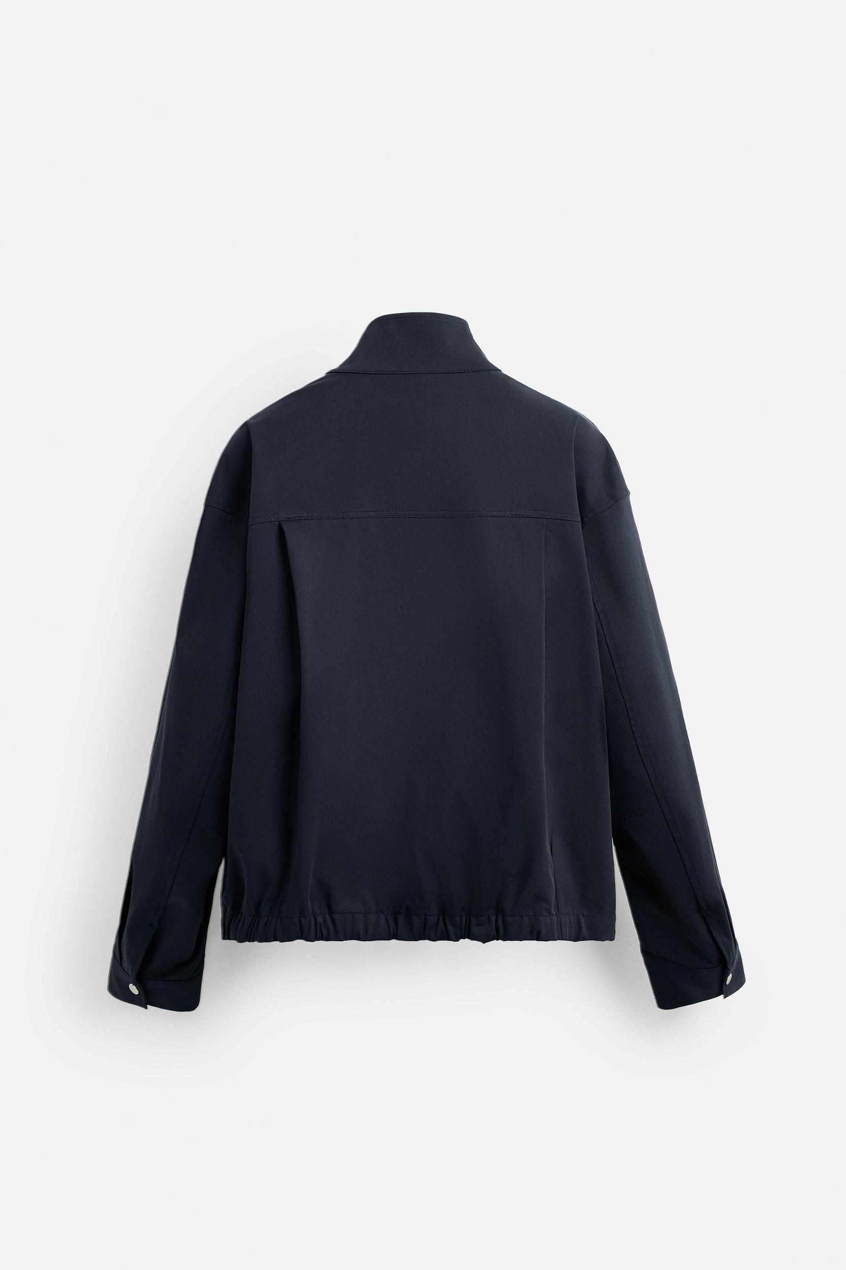 REGULAR FIT COTTON BLEND JACKET Product Image