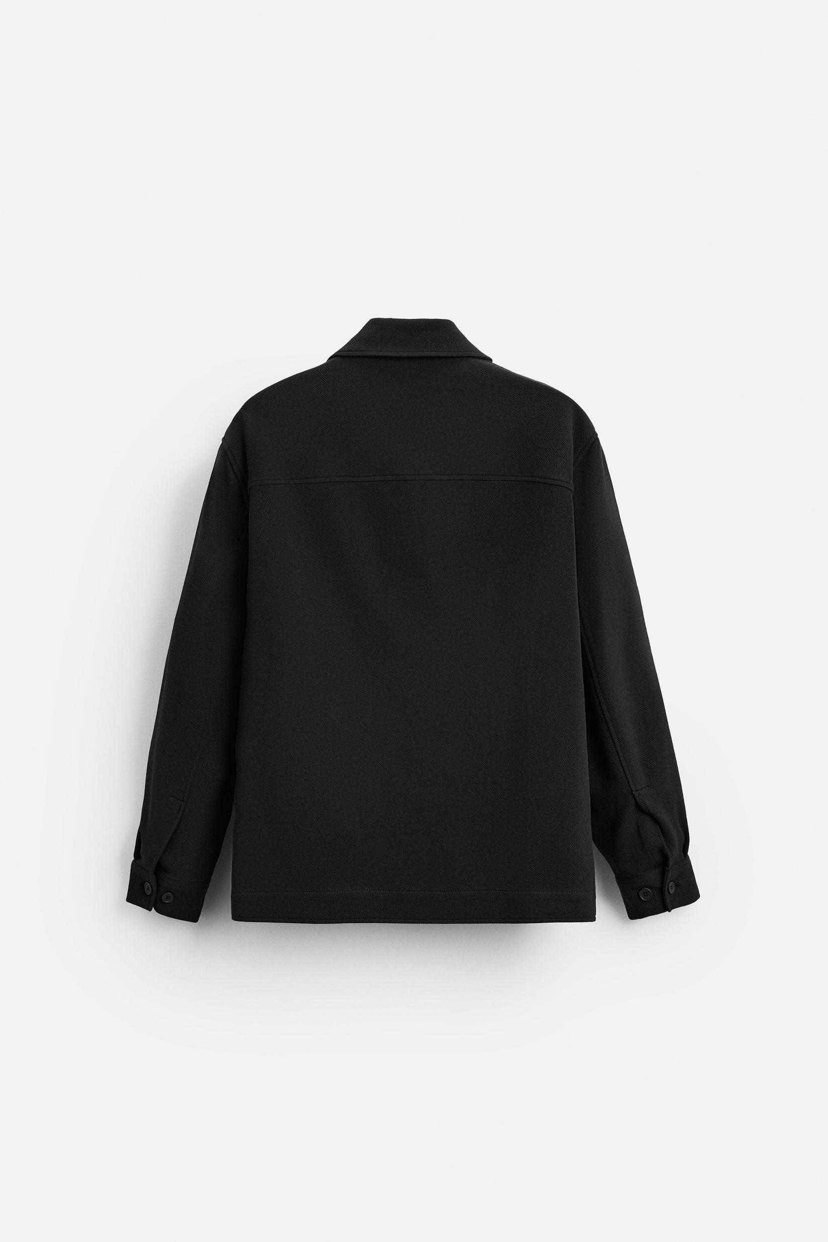 TEXTURED STRETCH OVERSHIRT Product Image