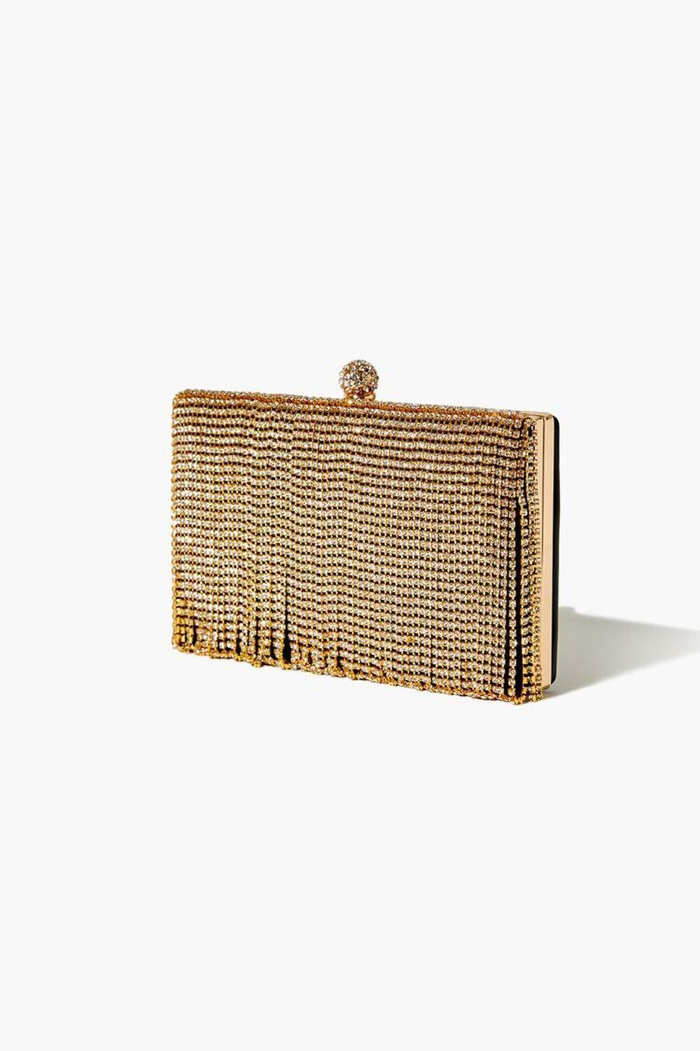 Rhinestone Fringe Clutch Bag | Forever 21 Product Image