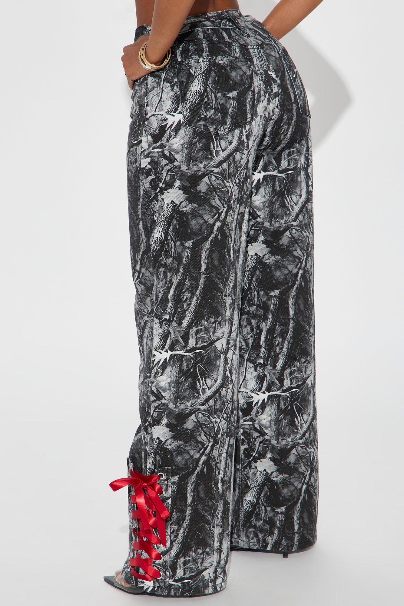 Wild Wanderer Non Stretch Wide Leg Jeans - Grey Product Image