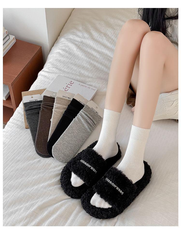Plain Crew Socks Product Image
