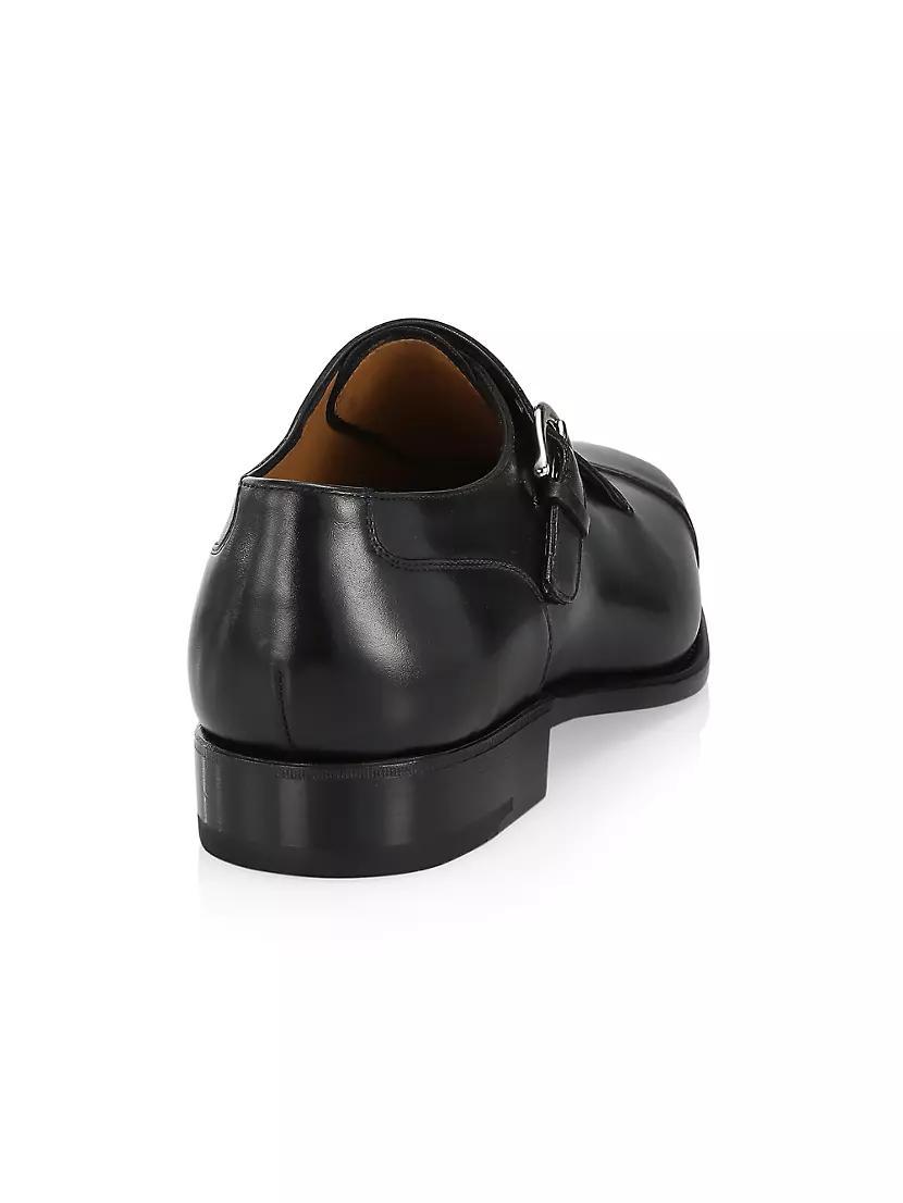 Mens T-Bar Creeper Leather Loafers Product Image
